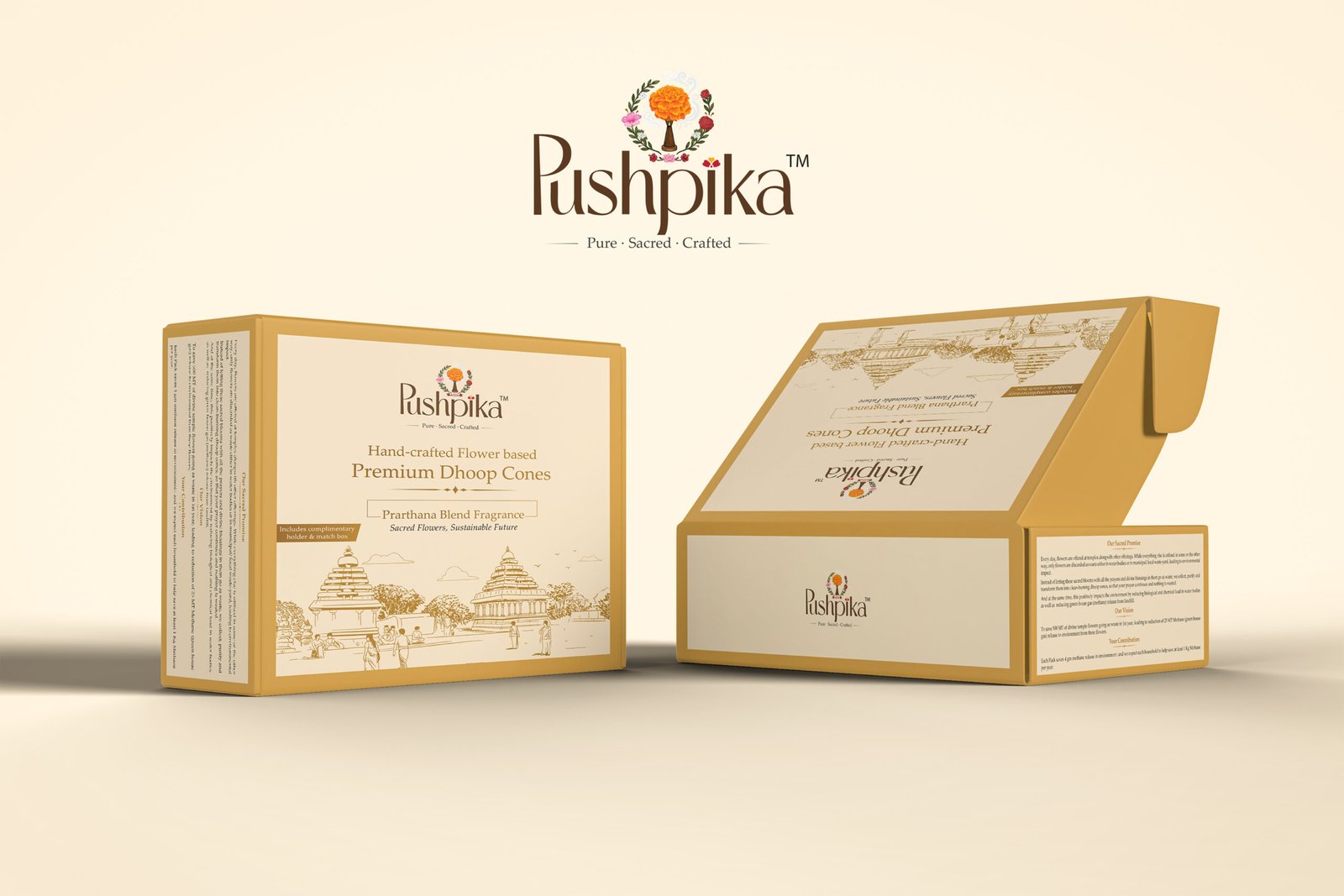 Handcrafted Pushpika dhoop cones